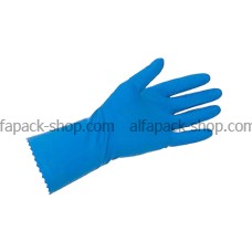 Рукавички гумові сині (розмір 9-10/XL)